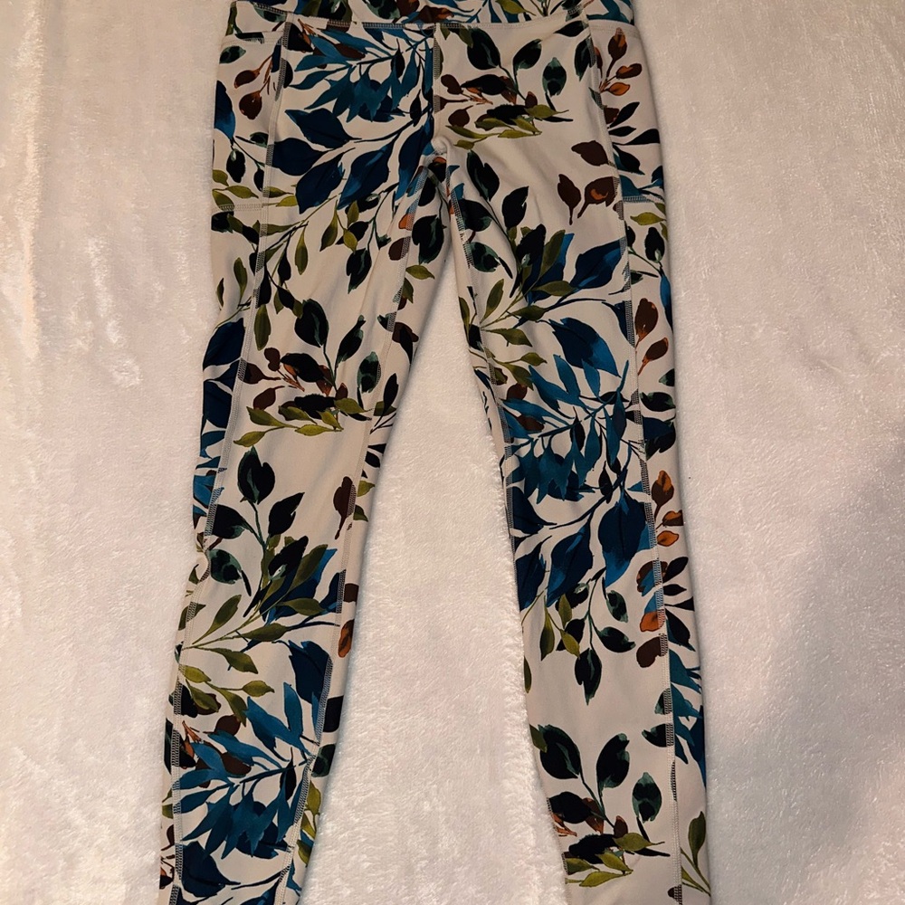 RBX Women's Leggings with Leaf Print